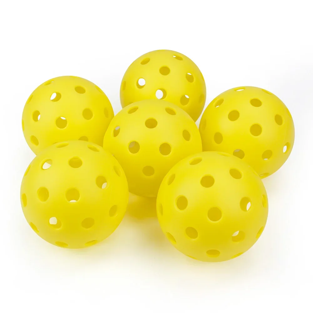 Pickleball Balls Pickleball 74MM Durable 40 Holes Outdoor 6/12Pcs Pickleballs 26g Outdoor for Competition pickleball Packs of Pickleballs