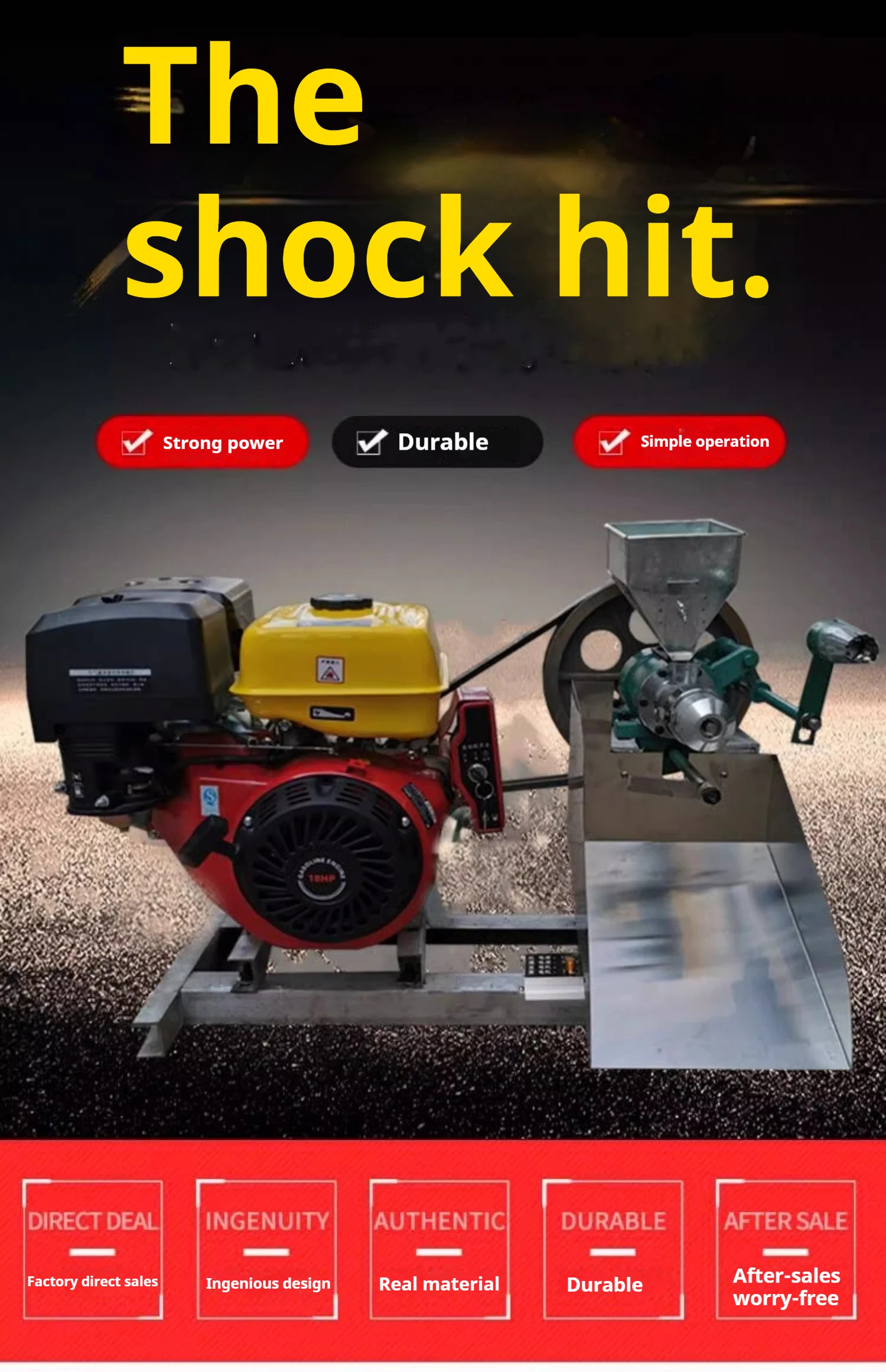 Description Picture 5 of itemMultifunctional Grain Puffing Machine, Commercial Snack Maker for Rice/Corn/Nuts with 7 Molds & Auto-Cut