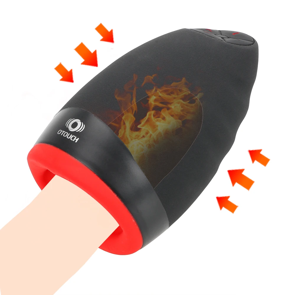Sexy Mouth Penis Pump Heated Vibrator for Men Glans Sucking Cock Enlargement Exerciser Male Masturbator Erotic Products Sex Toys male masturbator male masturbator cup male masturbation aid