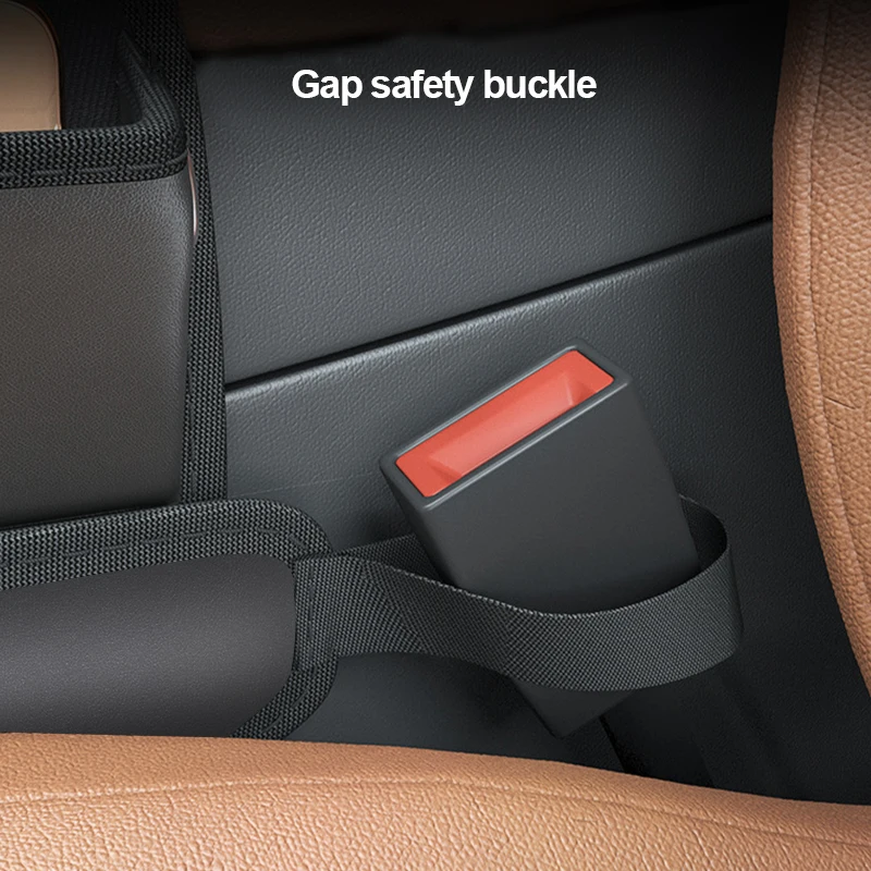 Premium PU Leather Car Seat Gap Storage Pocket Organizer