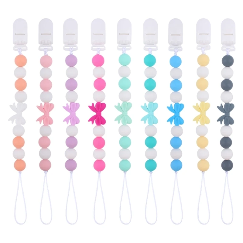 

Dummy Clip for Baby BPA Free Silicone Pacifiers Clip Soother Chain Holder Gift