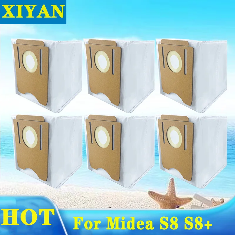 

Мешки для пыли Midea S8 +, автоматические аксессуары для пылесоса Midea S8 S8 +, запасные части для автоматического робота-пылесоса, мешки для пыли