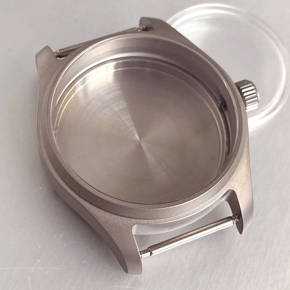 39mm Titanium Pilot Watch with Sapphire Crystal and Luminous Sunburst Dial