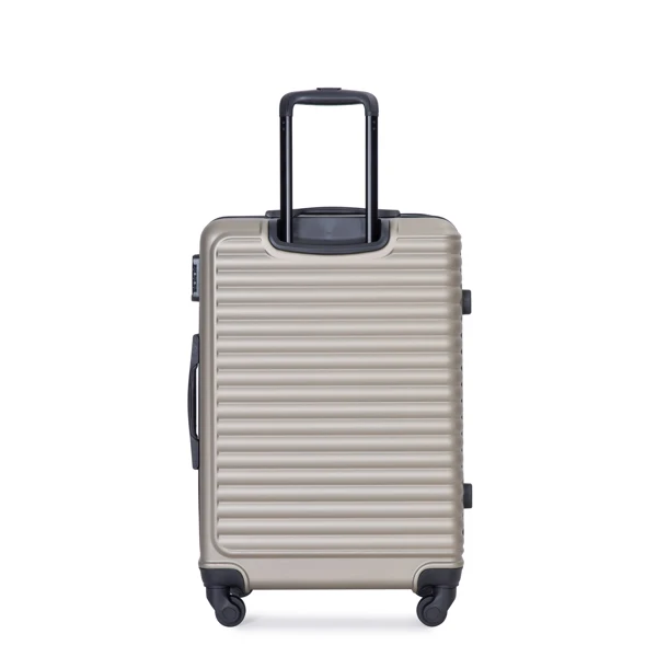 3 件套行李箱套装 ABS 轻便手提箱，带两个挂钩、万向轮、TSA 锁，(20/24/28) 金色-17