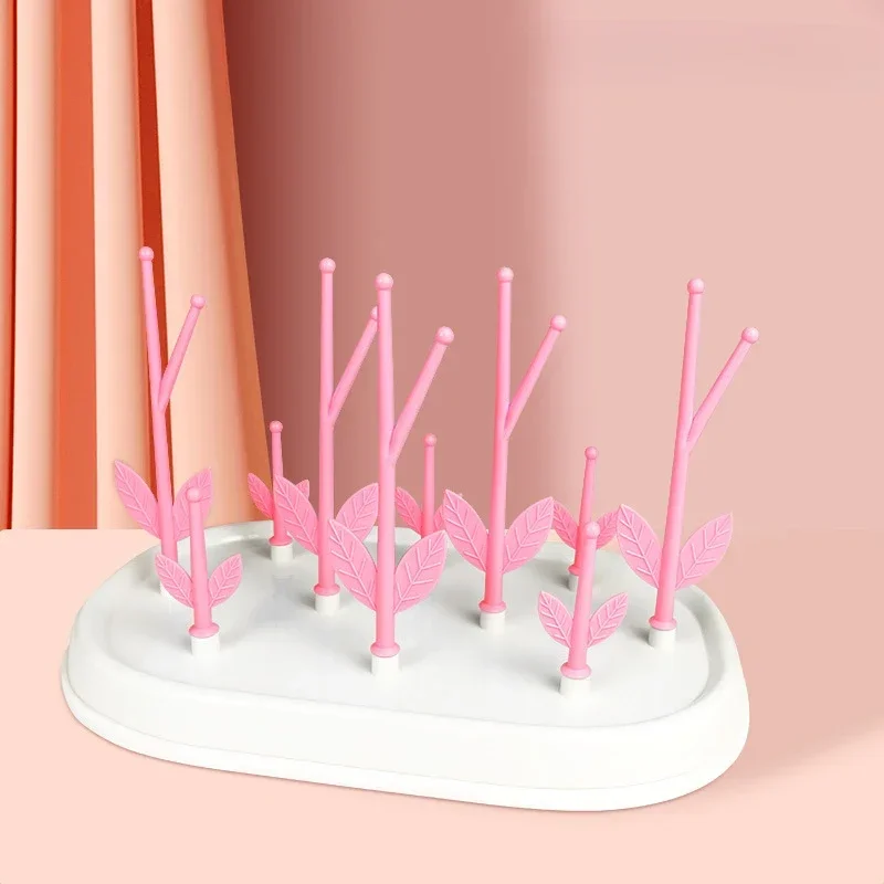 Drying Rack for Baby Bottle Holder Bottle Cleaning Dryer Drainer Storage Removable Milk Cup Drying Rack Baby Accessories