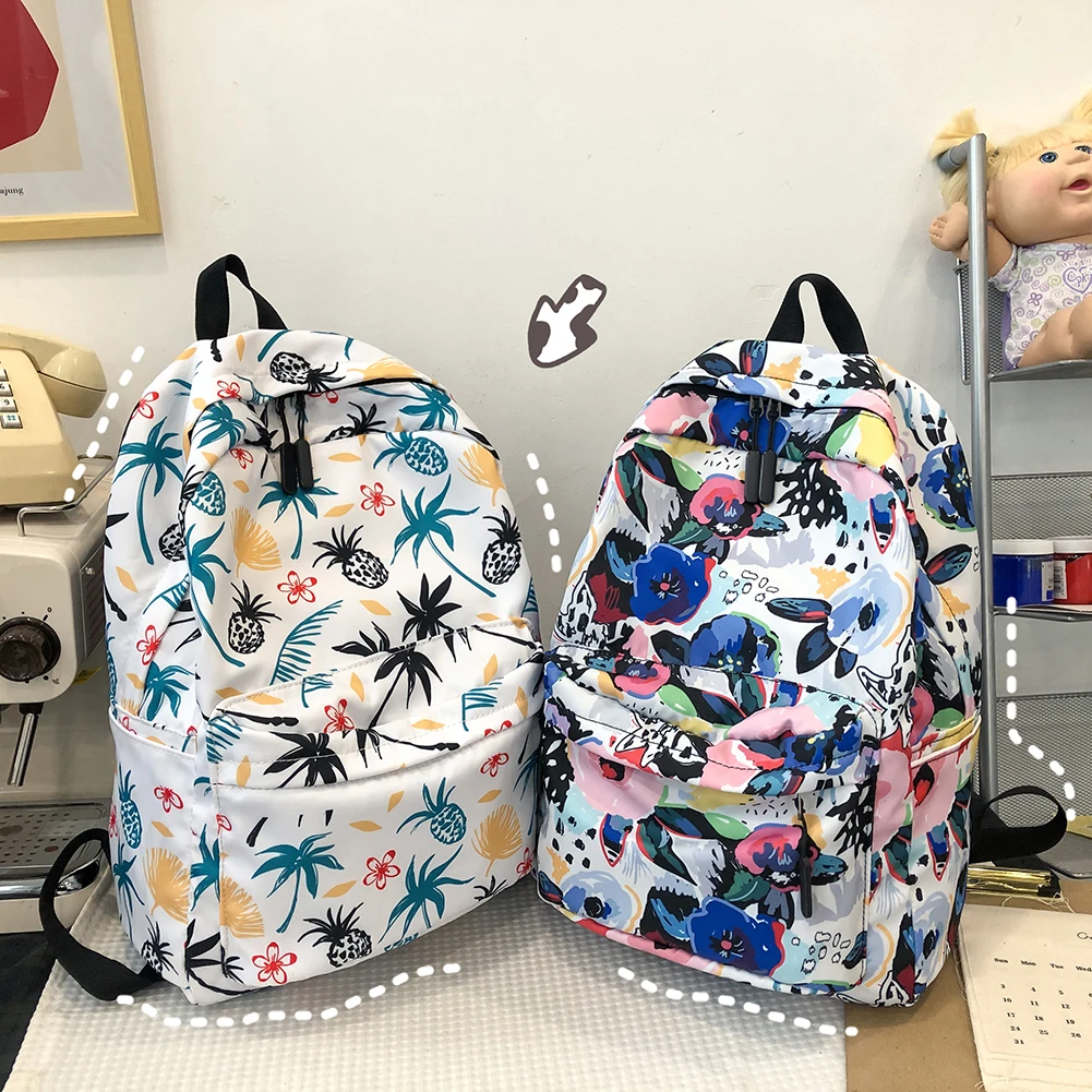 Women Casual Canvas Backpack Simple Fashion Bag College Student Schoolbag  Kawaii Girl Travel Book Bags College Laptop Backpacks - AliExpress