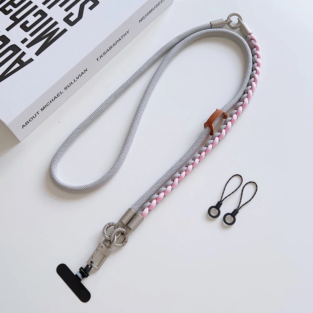 Adjustable Anti-Theft Mobile Phone Lanyard with Multifunctional Pendant and Metal Gasket