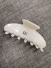 AI Women's Hair Clip, Korean-style Double Ear Hollow-out Design with Vinegar Acid Grab Clip for Top Hair Buns and Ponytails 3