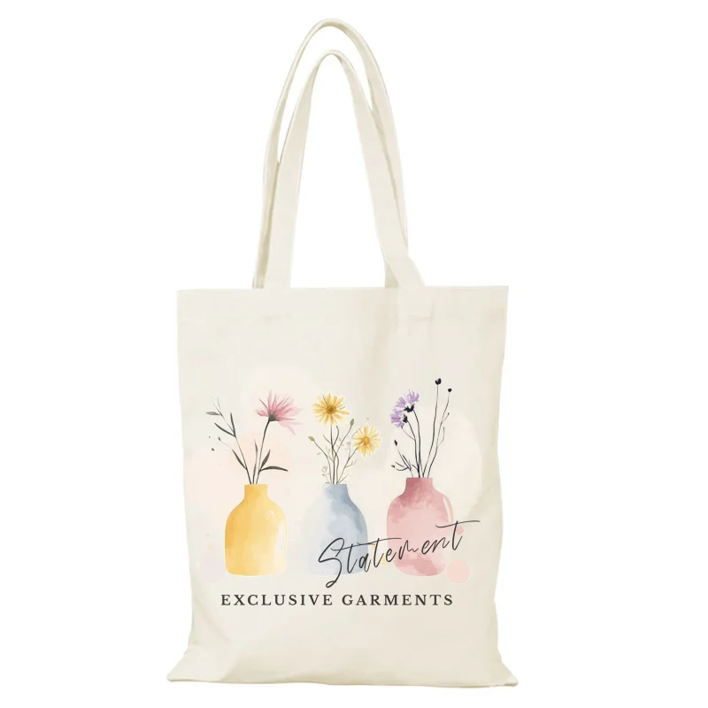 Freizeit Falten Einkaufstasche Blumen Mode Handtaschen Dame Taschen frauen Handtasche die Einkaufstasche Eco Shopper Strand Tuch Leinwand Neue – Detail 10