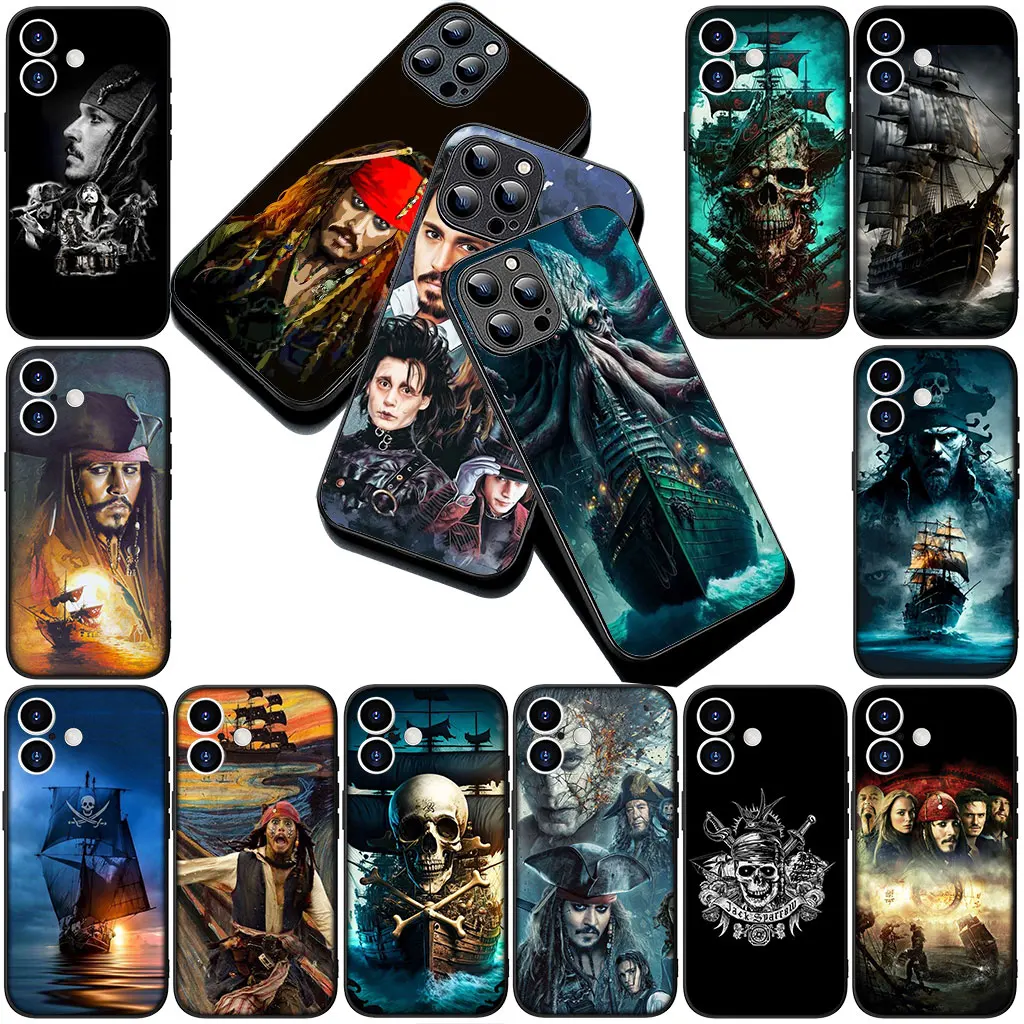 Captain Jack Sparrow's Pirates of the Caribbean Themed Phone Case