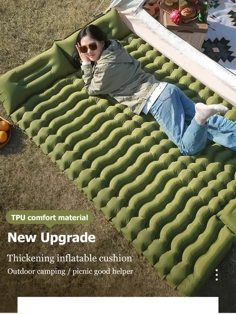 Double Air Mattress Double Sleeping Pad For Camping Ultralight