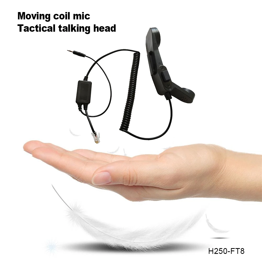 Handheld H250 Emergency Communication Microphone Speaker For YAESU