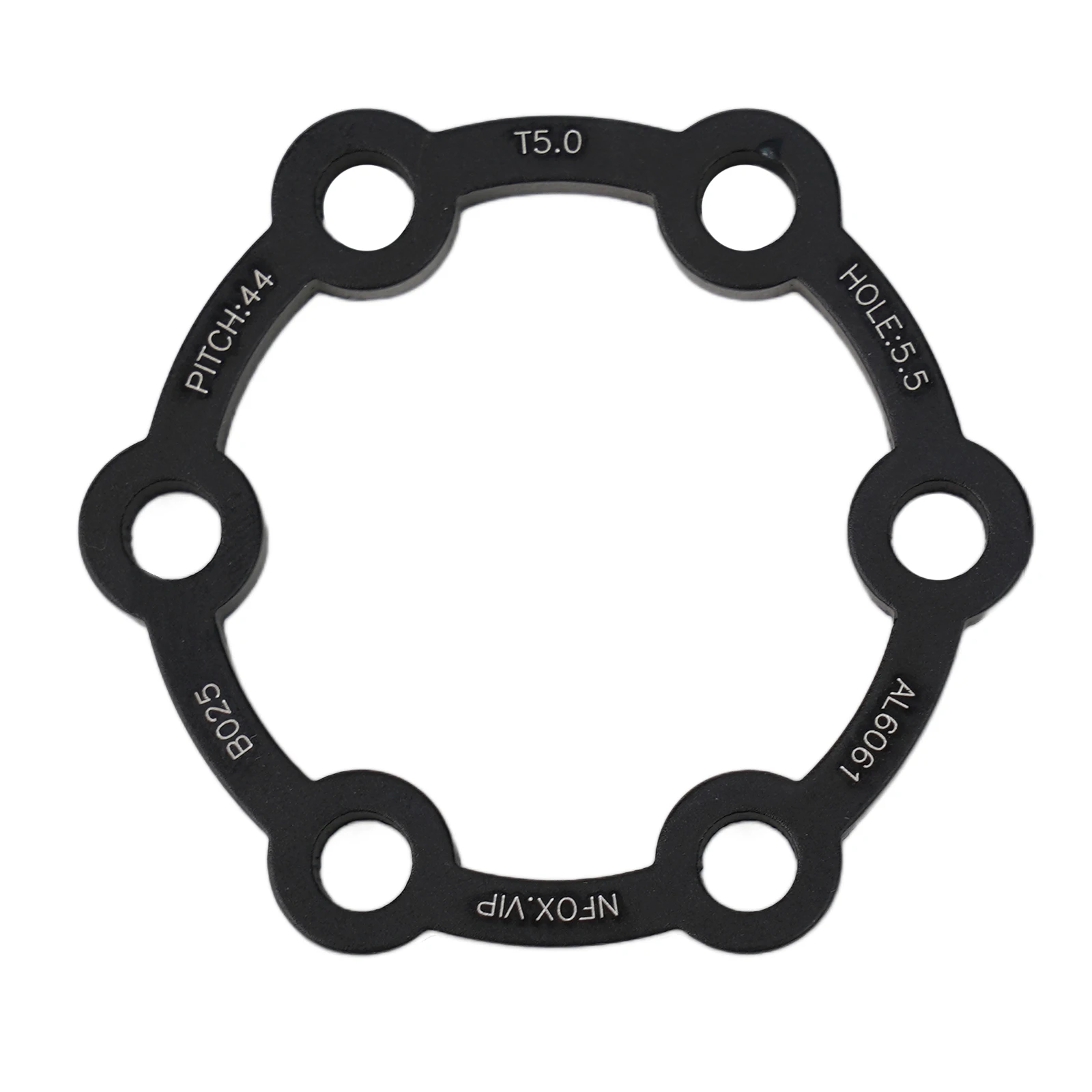 Hochhaltbarer Fahrrad-Bremsscheiben-Abstandshalter aus Aluminiumlegierung mit 6-Loch-Naben-Erhöhungspolster. Optionen mit mehreren Dicken – Detail 24