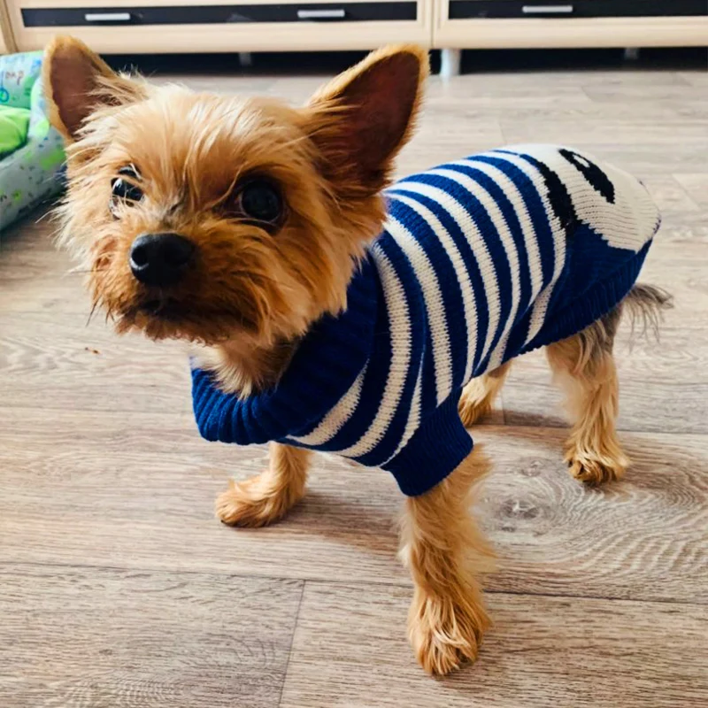 Winter Dog Sweater Cat Pet Clothes For Small Dogs Knitted Clothing Christmas Dog Coat Jacket Puppy Pet Outfits For D