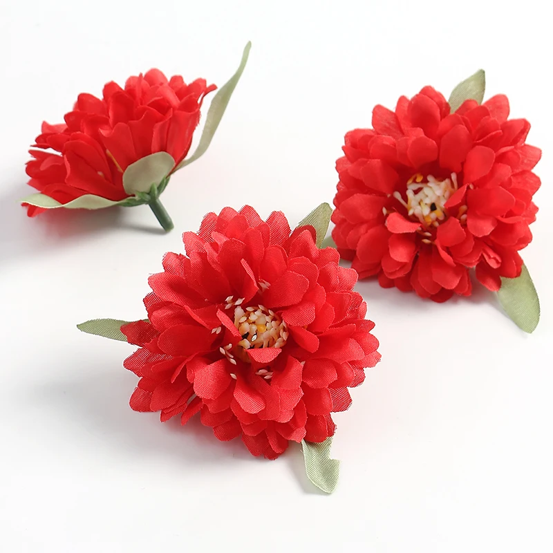 10/20pcs neue künstliche Blumen Köpfe für Wohnkultur Hochzeit Hochzeit Dekoration gefälschte Blumen DIY Handwerk Kranz Geschenke Zubehör – Detail 7