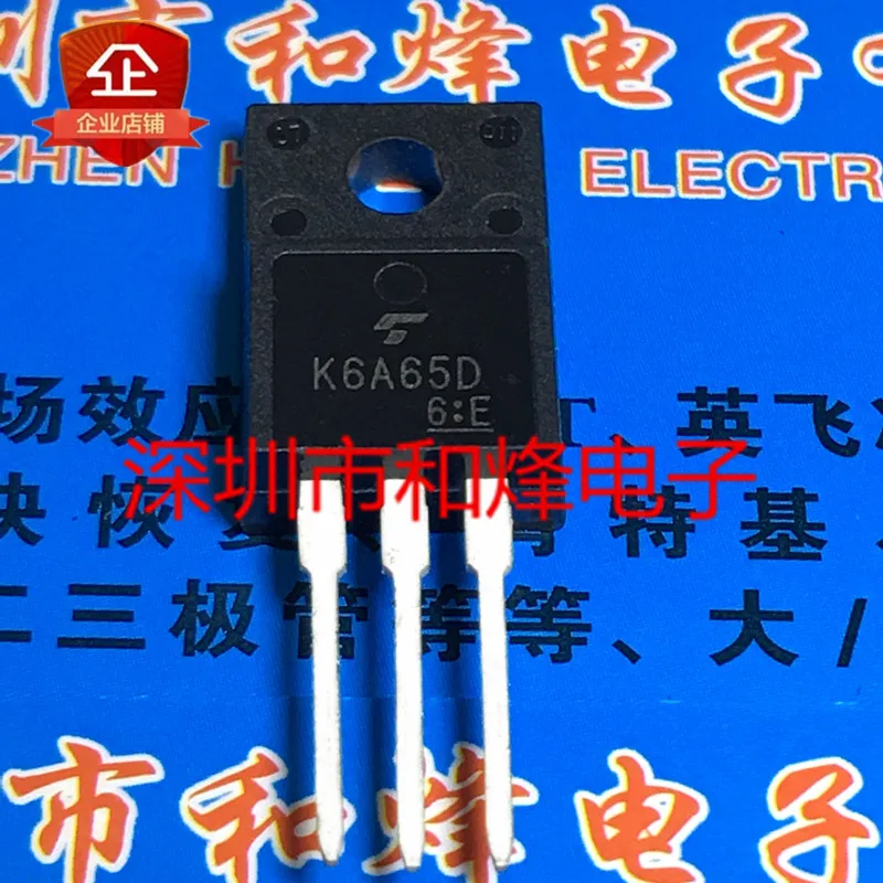 

5 шт. K6A65D TK6A65D TO-220F 650V 6A