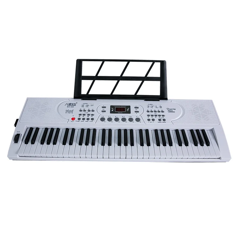 

Professional 61 Keys Electronic Organ Digital Portable Multifunctional Children Piano Beginners Teclado Infantil Make Music