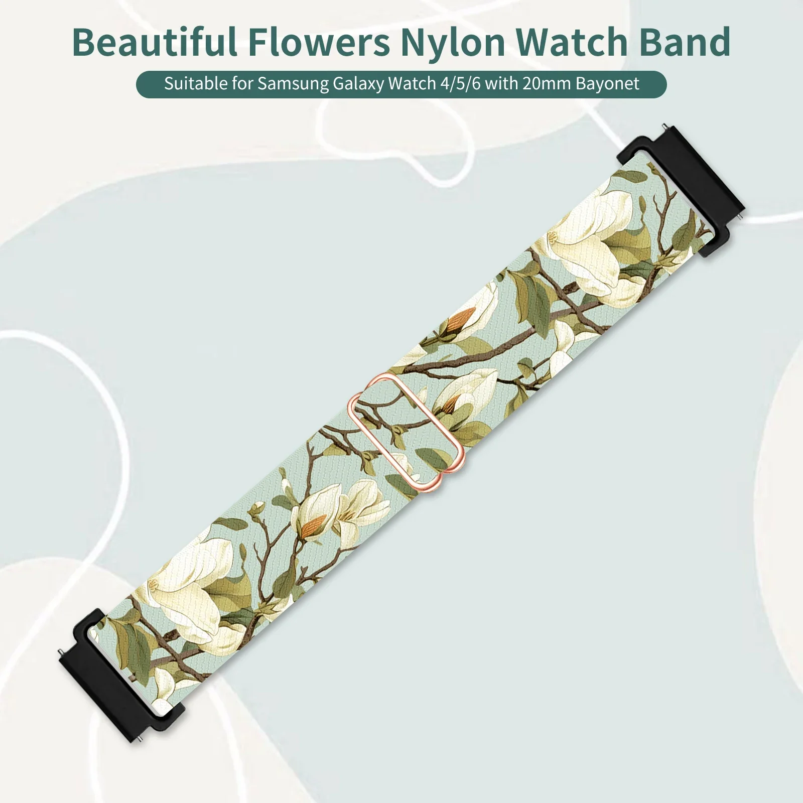 Premium Nylon Elastic Watch Band - No Gaps Design