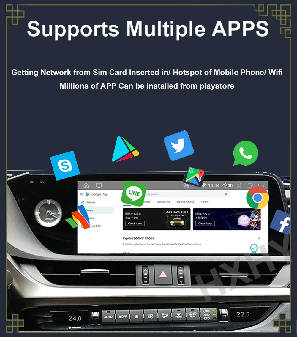 Android 13 Qualcomm 8+128G For Lexus CT CT200 CT200h 2010-2020 Auto Carplay Car