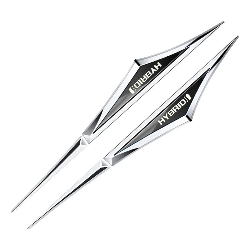 Set of 2 3D Alloy Car Stickers - Universal Car Accessories