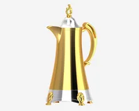 Bouteille d'Eau Chaude Classique Arabe de Longue Durée, en Plastique, Portable, avec Revêtement en Verre, pour Hôtel, Bureau 6