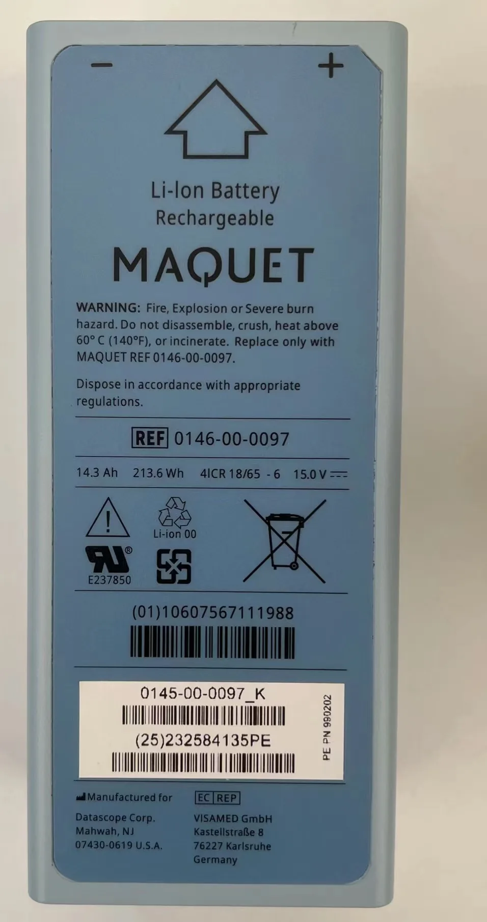 

MAQ UET battery PN：0146-00-0097 CARD IOSAVE hy brid new original