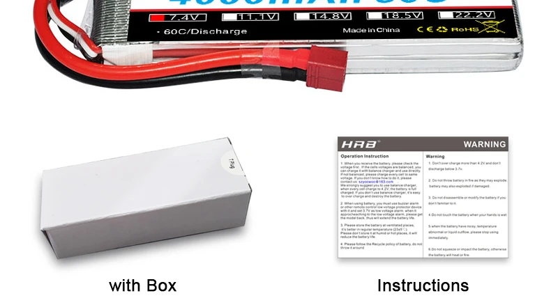 HRB Lipo 2S Battery, DAC] IIT [T8V 4857 DZZ 6ocidicharge