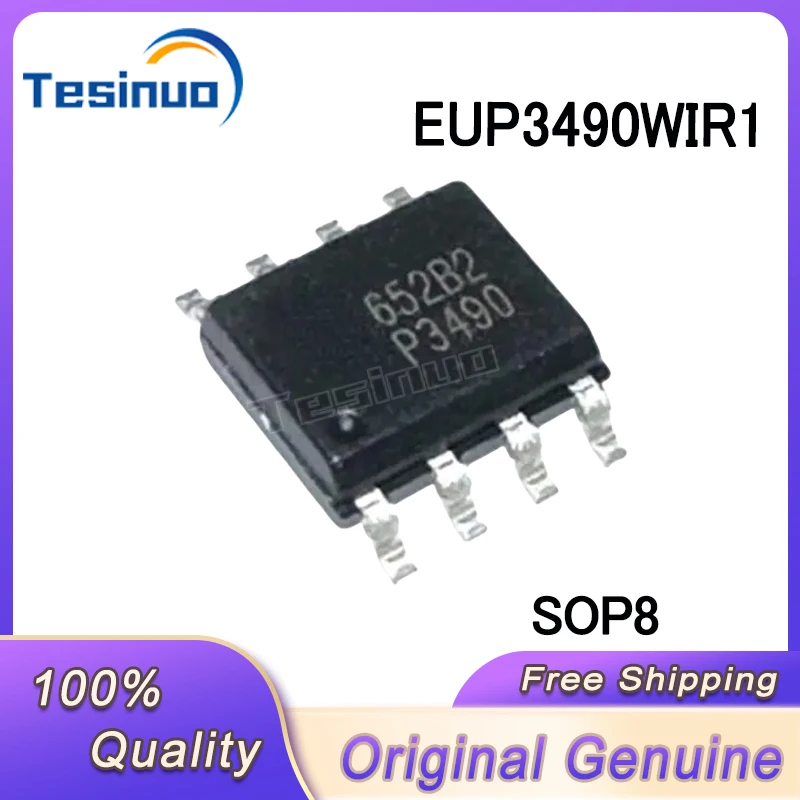 

5 шт., новая оригинальная микросхема EUP3490WIR1 P3490 SOP8