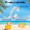 Fansilver S925 Sterling Silver Toe Rings for Women Adjustable White Gold Plated Flower Cz Snake Twist Opal Band Rings Jewelry 2