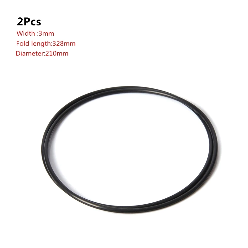2pcs Diameter 3mm Repair Belt Wear Resist Universal Round Rubber Belt for Recorder Walkman DVD Drive Tape Recorder cassette tape belts cassette tape belt transmission belt rubber drive belt turntable rubber belt