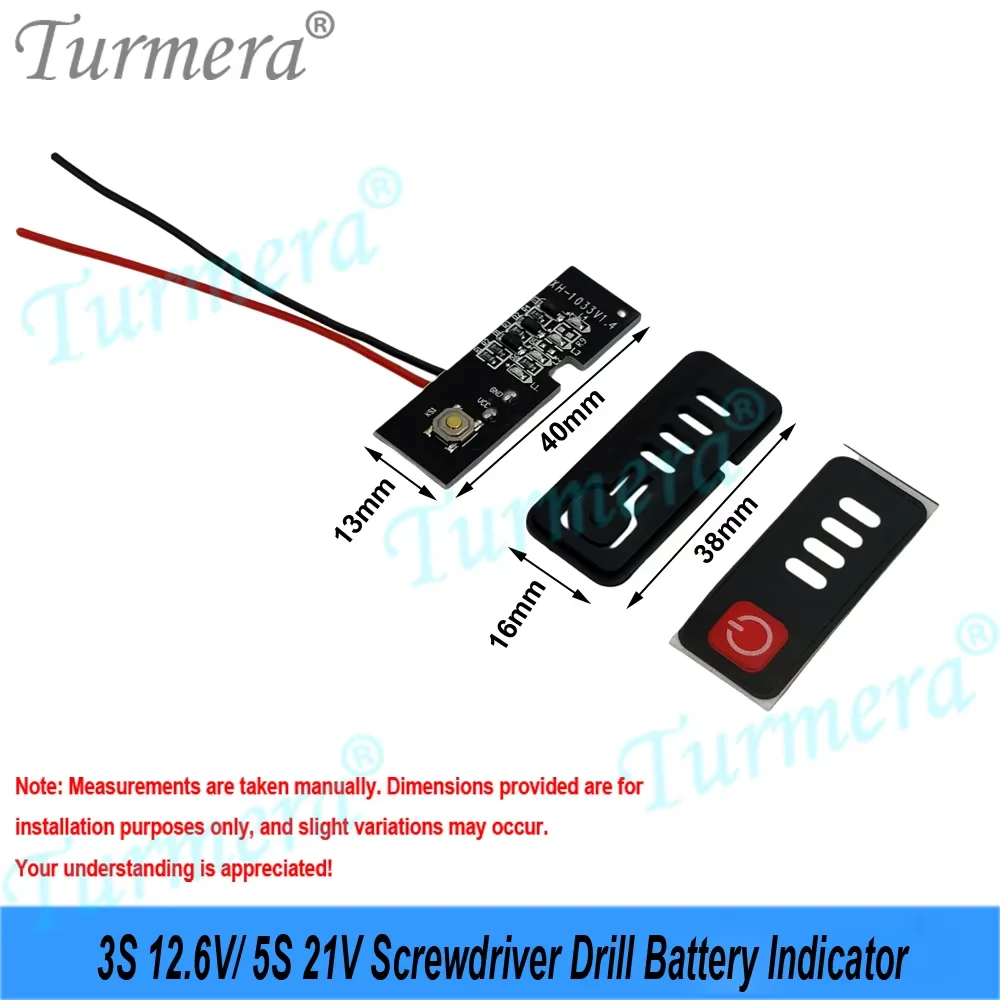 4LED 배터리 용량 표시기 3S 12.6V 5S 18V 21V Turmera 전력 모니터 DIY 18650 21700 드릴 스크루드라이버 배터리용 셀