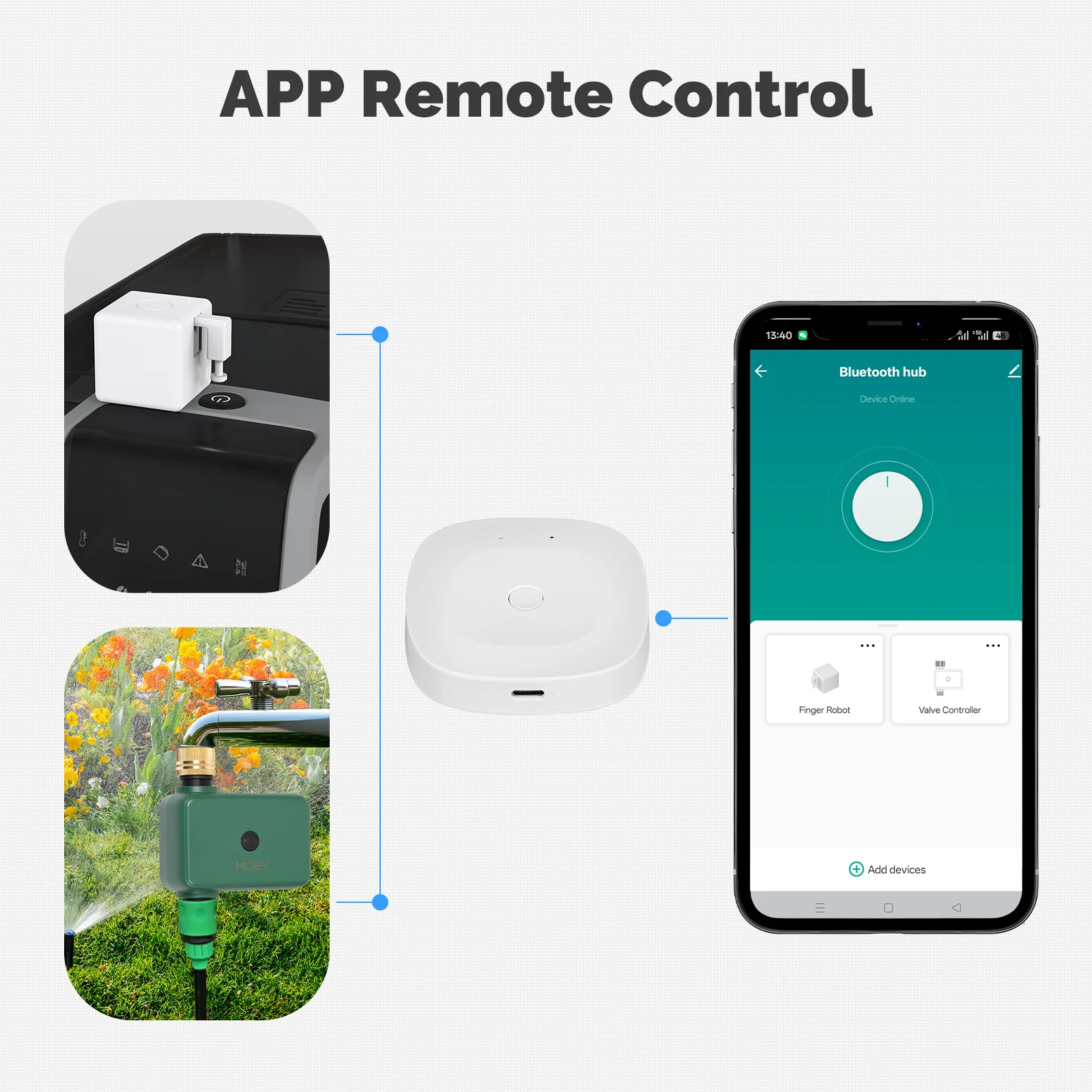 MOES 블루투스/ZigBee/멀티 모드 게이트웨이 허브 Tuya Type-C 포트 전원 Alexa GoogleHome을 갖춘 스마트 홈 자동화 무선 네트워크