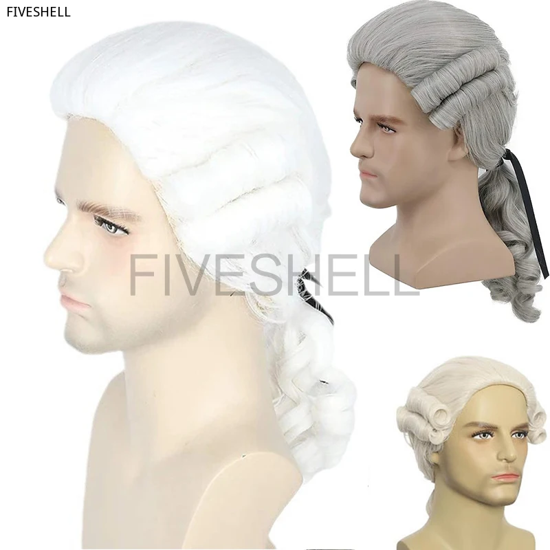 Peluca Colonial, Peluca De Cosplay, Peluca Retro Suave | Envío gratis Peluca Colonial, Peluca De Cosplay, Peluca Retro Suave | Envío gratis