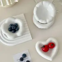 【Nice】Ketchup Ceramic Sauce Bowl, White Seasoning Dish, Mini Honey Vinegar Dish, Gravy Dipping Bowl, Jewelry Display 2