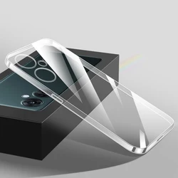 Crystal Clear Soft TPU Transparent Phone Case for OPPO K11x (Clear)