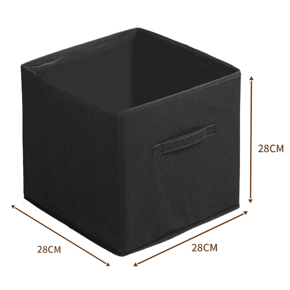 Foldable Fabric Storage Cube and Fabric Storage Organizer Drawer for Closet and Toy Storage Nonwoven Box Storage Case 6