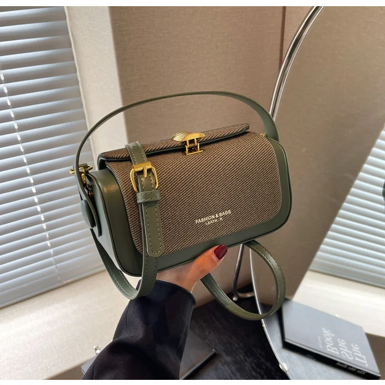 Mini Square Crossbody Bag - Luxury Designer Handbag Box Shape Satchel