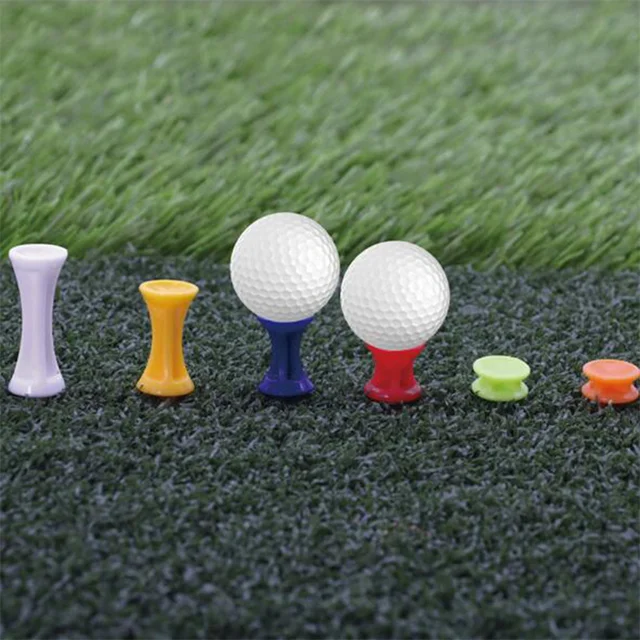 50 Pcs/Pack Professional  Golf Supplies New Golf Practice Products Golf Accessories Golf Limit Nail Plastic Ball Holder 2