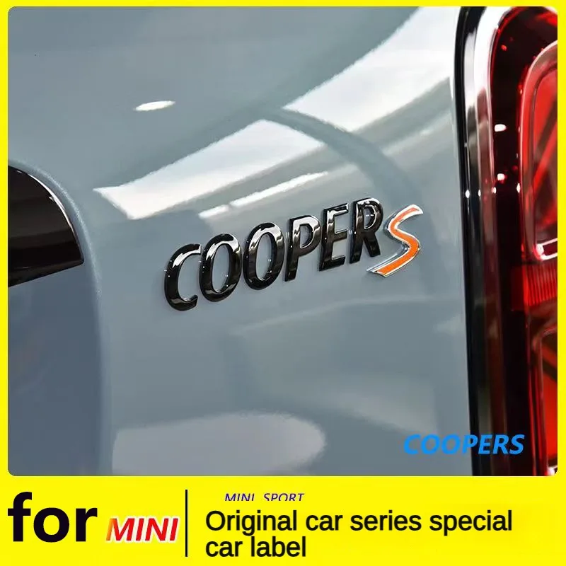 1PCS 3D Metal ALL4 Emblem Sticker For MINI R60 R61 F60 F54 F55 F56 Cooper S Countryman CLUBMAN Car Trunk Fender Decal