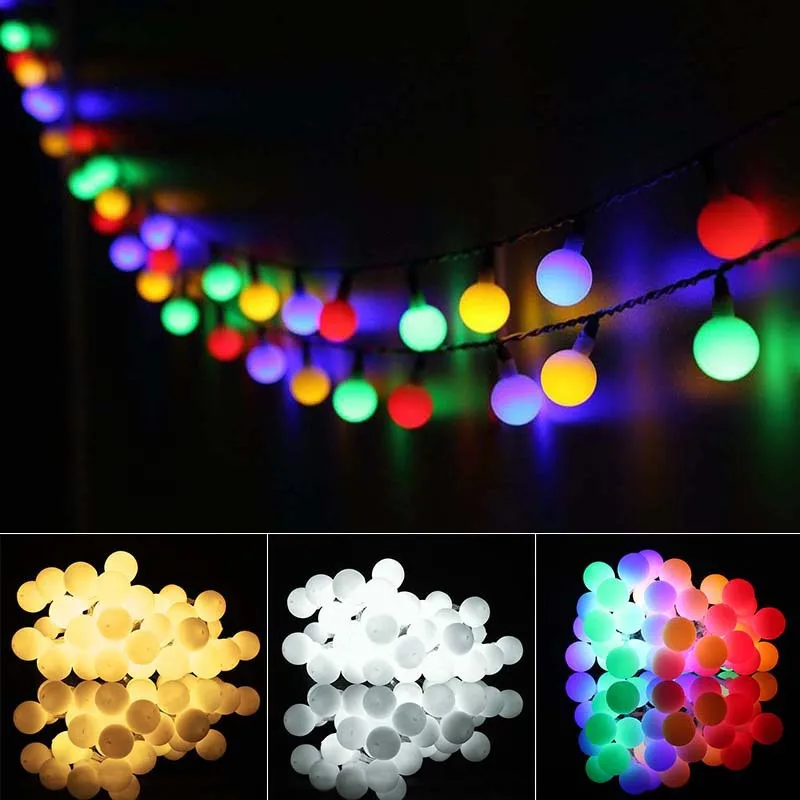 22M 200 Bulbs Solar Lights Outdoor LED String Lamp Garden Ball Waterproof Christmas Decoration Navidad Wedding Fairy Lights 141