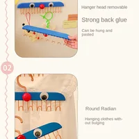Multi-functiona Storage Hanger Multiple Hooks Traceless Camisoles Hook Clothes Drying Tools Cartoon Expressions 2