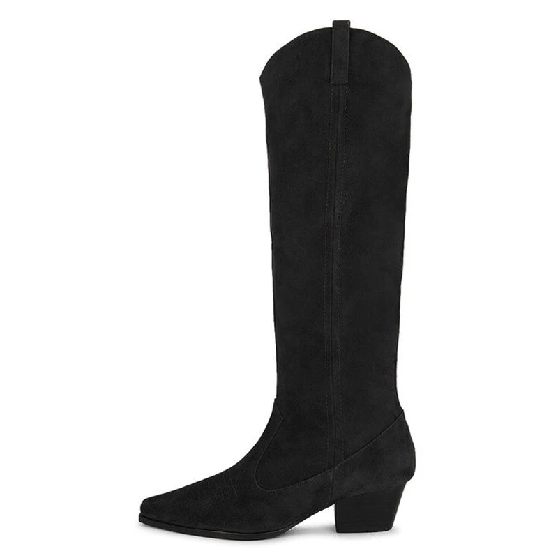 Bota Feminina em Camurça 