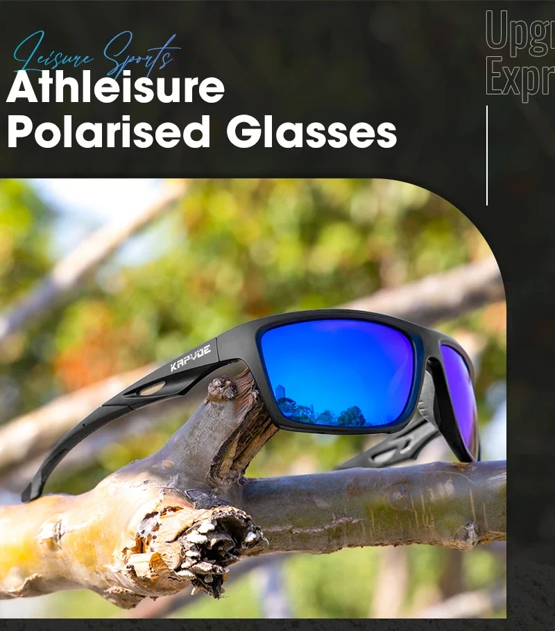 Description Picture 4 of itemKapvoe Men Polarized Glasses Sport Sunglasses Bicycle Running Glasses Women Fishing Goggles Camping Hiking Road Driving Eyewear