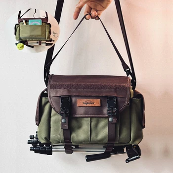 Mini borsa per fotocamera per Canon M50, Fujifilm XT5, X-T30 e X-S10, custodia per fotocamera digitale DSLR mirrorless, borsa per il trasporto fotografico