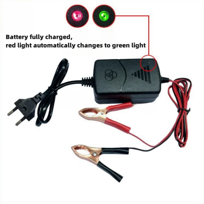 Intelligent 12V Lead Acid Battery Charger for Motorcycle and Car