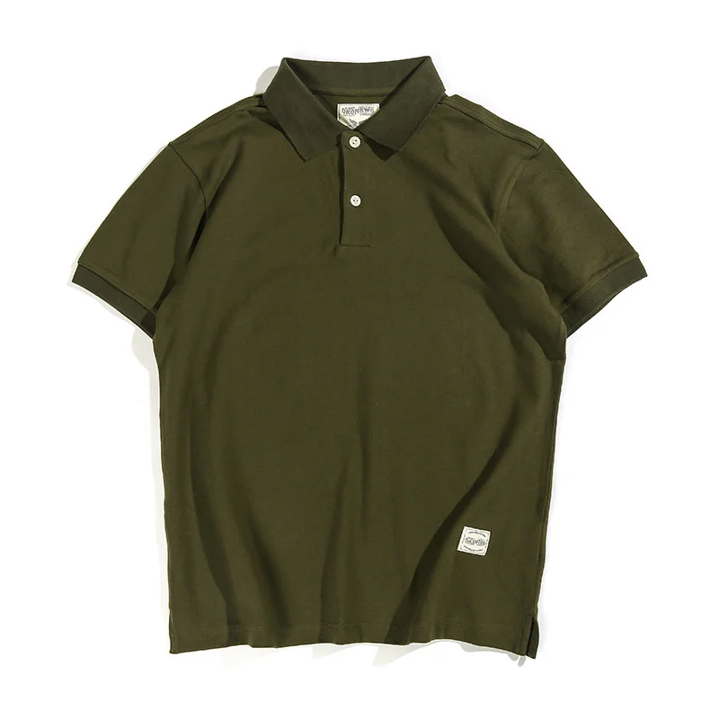 

New Basic Solid Short Sleeve Polo Shirt Men's Outdoor Trekking Climbing Cycling Sports Yoga Fishing Plain T-shirt Cargo Clothing