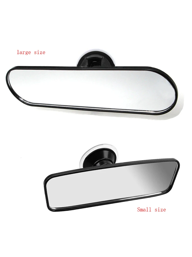 Wide Angle Mirror Car Interior Rear View Mirror 360&deg; Rotates Adjustable Suction Cup Universal Auto Accessories