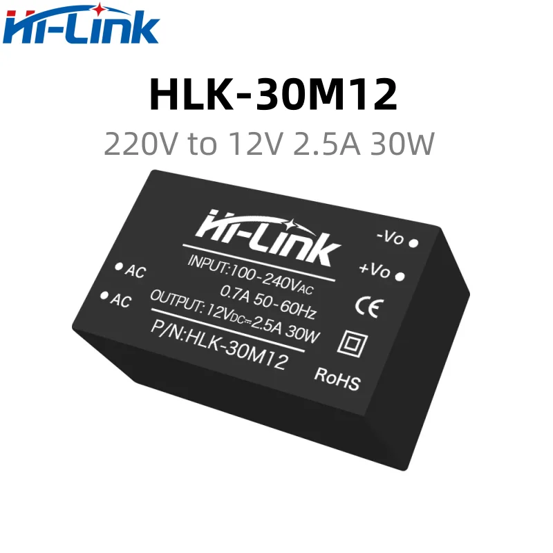 하이링크 OEM ODM HLK-30M15 AC to DC 15V 30W 2A 스텝 다운 전원 공급 장치 모듈 컨버터, 지능형 가정용 스위치 전원 모듈