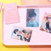 50Pcs Kpop Card Sleeves 61X91Mm Card Holder 20C Heart Bling Photocard Holder Photo Top Load Card Films Photo Cards Protector New 5