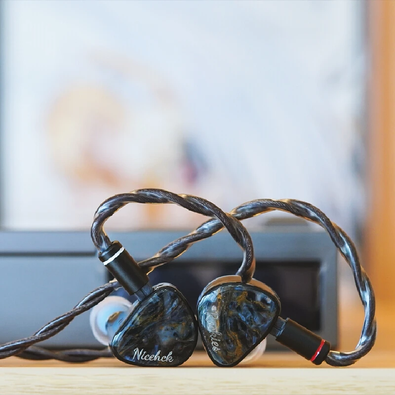 Nicehck Rockies Electrostatic Wired Earphones Earbuds Headset